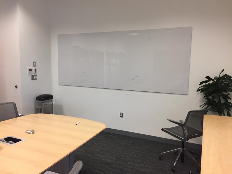 conference room glass board